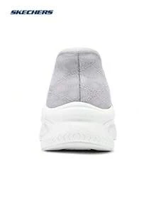 Skechers Women's SLIP-INS Hands-Free Slip-On Walking Shoes Breathable Thick Sole Cushioned Casual Sneakers - Grey - View 6