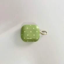 韓系雙色星星掛環耳機保護殼，適用 4 代、Apple 2 代、3 代、Pro 2、Pro 3，可愛耳機保護套，吊飾保護殼，女生耳機保護套，春夏款，生日禮物、節日禮物 - 彩色 - 查看 5