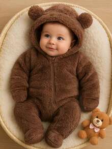 Women Sweater Bodysuits - Brown - View 1