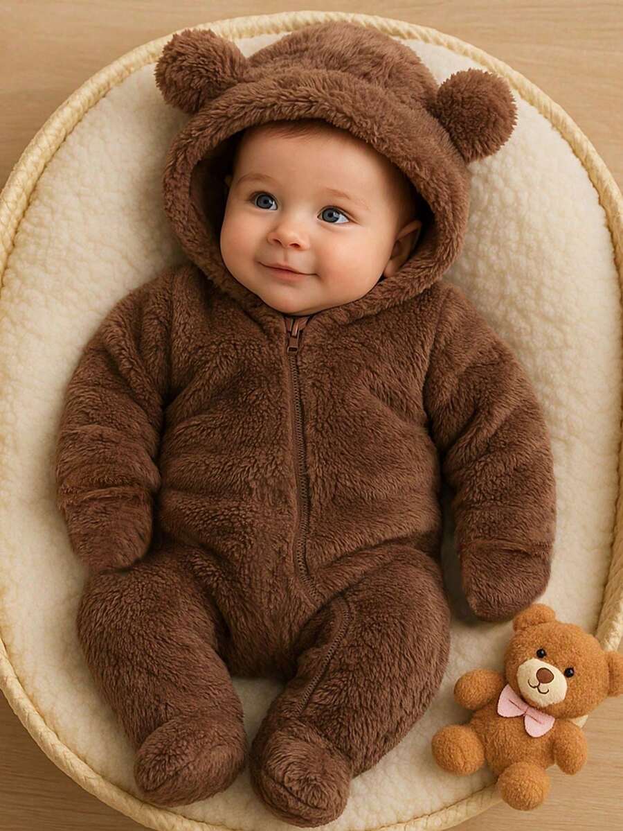 Women Sweater Bodysuits - Brown - View 1