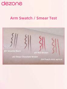 DEZONE Pensil Gel Eyeliner Cocok Untuk Riasan Sehari-hari, Hadiah Sempurna Untuk Pacar - J04 - View 9