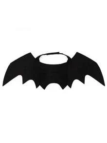 1pc/Set Halloween Hat Pet Bat Wings, Dog Cat Costume Outfit, Dress-Up Pet Bat Wings, No Candy Halloween Trick Or Treat Costume - Multicolor - View 11