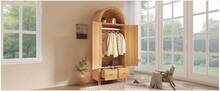 Furniture Natural 78 X 45 X 181 Cm - 橡木 - 查看 6
