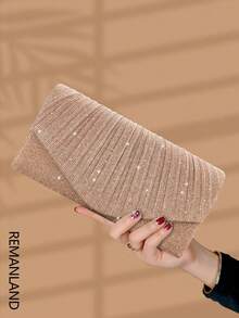 Women Clutches - Champagne - View 1