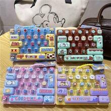 8 Styles Mood Station 26 Mechanical Keyboard Keycap Stress Relief Fingertip Keychain Toy Bag Pendant Gift - Multicolor - View 2