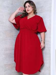 Plus Size Dresses - Redwood - View 5