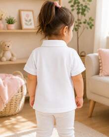 Baby Girls Tops - White - View 2