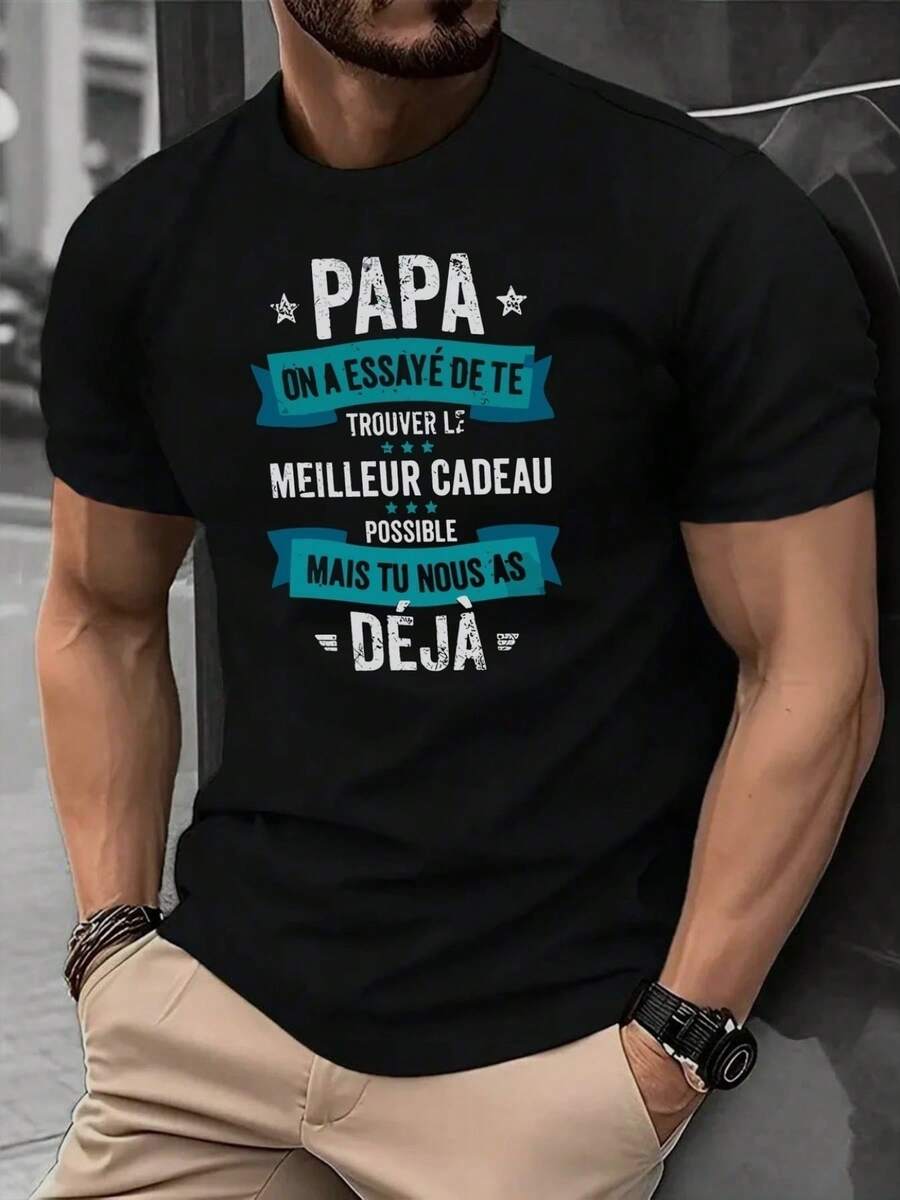 2025Herren-Shortsleeve-Hemd mit originellem Aufdruck T Hemd
