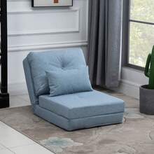 HOMCOM Futons - Bleu azur - Voir 2