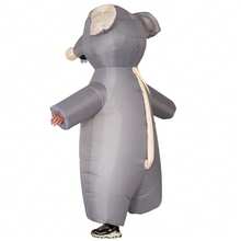 Halloween Christmas Party Mouse Inflatable Costume, Unisex Inflatable Costume, Personalized Holiday Outfit Inflatable Costume, Blower Included, Battery Not Included - Mouse - View 5