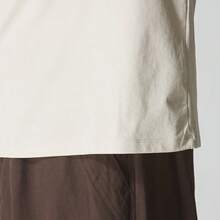 Skechers Unisex Raglan Long Sleeve T-Shirt Skin-Friendly Breathable Loose Color-Block Base Layer Top - White Brown - View 8