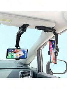 1pc Fashionable Car Phone Holder, Multi-Functional, Suitable For Navigation, Universal Car Accessory - Multicolor - View 1
