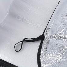 Durable PE Vehicle Glass Protection Film Car Sunshade Cover - Suitable For Front Window Dust, Snow, Frost And Ice Protection, Easy To Use, No Cleaning Required, Ice Cover Snow Cover Frost Cover, Car Accessories RV Windshield And Sunshade Cover - Silver - View 4