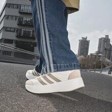 Sepatu Sneakers Adidas CITY RNR "T-Head" Klasik Retro Sol Tebal JR8012 - Putih - View 4
