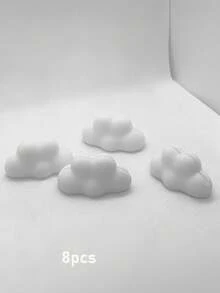 Cloud Photo Holder, Cloud Shaped Photo Display Clip, Minimalist Memory Photo Frame Decor, Nursery Desktop Decoration - Photo Card - View 8