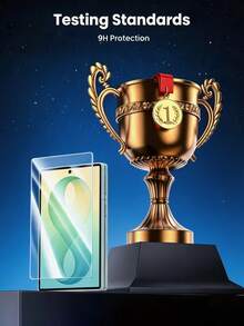 2片 [2026新款] 9H強化玻璃螢幕保護膜，適用於 Galaxy Z Fold 8/Z Fold 7/Z Fold 6/Z Fold 8 Ultra，外螢幕保護膜，3D全螢幕覆蓋，高清透明防刮，無氣泡易安裝，相容手機殼 - 無色 - 查看 6