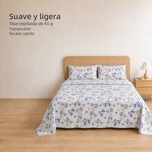 POLIGONO Sheet Sets With Pillowcases - Soft-tinted Orchid - View 4