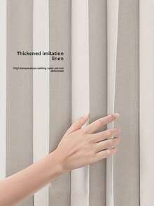 1pc Rodless Folding Partition Curtain, All-Season Door Curtain Cover, Rental Bed Folding Partition Curtain, Premium Quality, Suitable For Living Room, Bedroom Curtains And Other Scenes - 1PC - View 4