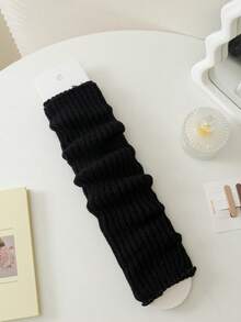 Children's Thick Striped Chunky Knit Leg Warmers, Versatile Leg Covers For Autumn/Winter, Warm - Multicolor - View 15
