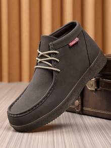 Men's Casual Comfortable Loafers, Business Outdoor Shoes, Men's Commuter Versatile Walking Shoes - Coffee Brown - View 2