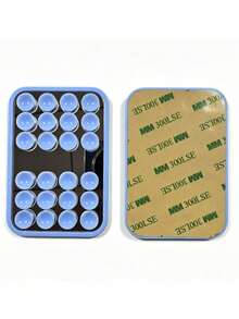 1pc Phone Suction Cup Mirror Holder, Square Adhesive Phone Suction Cup Mirror - Multicolor - View 7