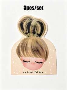 150pcs/Set DIY Jewelry Packaging Cards, Hair Accessory Display Cards For Hair Claws Bands, Blank Display Holders For Small Items (Cards Only, Hair Clips Not Included) - A - View 11