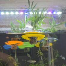 4pcs Water Planting Pots, Suitable For Hydroponic Green Plants And Aquarium Landscaping, Float On Water Without Sinking. Includes 4 Floating Holders In Random Colors + 4 Mesh Grids +4 Cleaning Sponge Strips - A - View 7