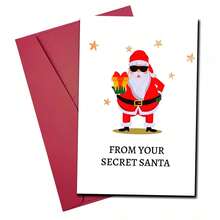 1 Set Secret Santa Card Set With Envelopes - Self-Sealing Blank Christmas Cards, Suitable For Parties, Weddings, Birthdays - With Name/Message Space, Perfect For Anonymous Fun Gift Exchange ( Design) - Sets - View 8