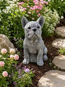 Adorable French Bulldog Figurine - | Mini Collectible Statue, Suitable For Home/Office/Car Dashboard | Desktop And Indoor/Outdoor Decoration, A Holiday Gift For Pet Lovers - A - View 2