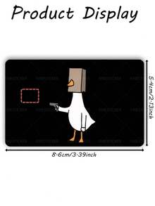 1pc Funny Cartoon Official Credit Card Sticker Privacy Protection Card Skin, Silly Goose Holiday Gift PVC Material Anti-Fingerprint Anti-Scratch Wear-Resistant Card Sleeve Skin, Suitable For Chip Card, Bank Card, Credit Card, Transit Card, Student Campus Card Personalized DIY - Multicolor - View 13