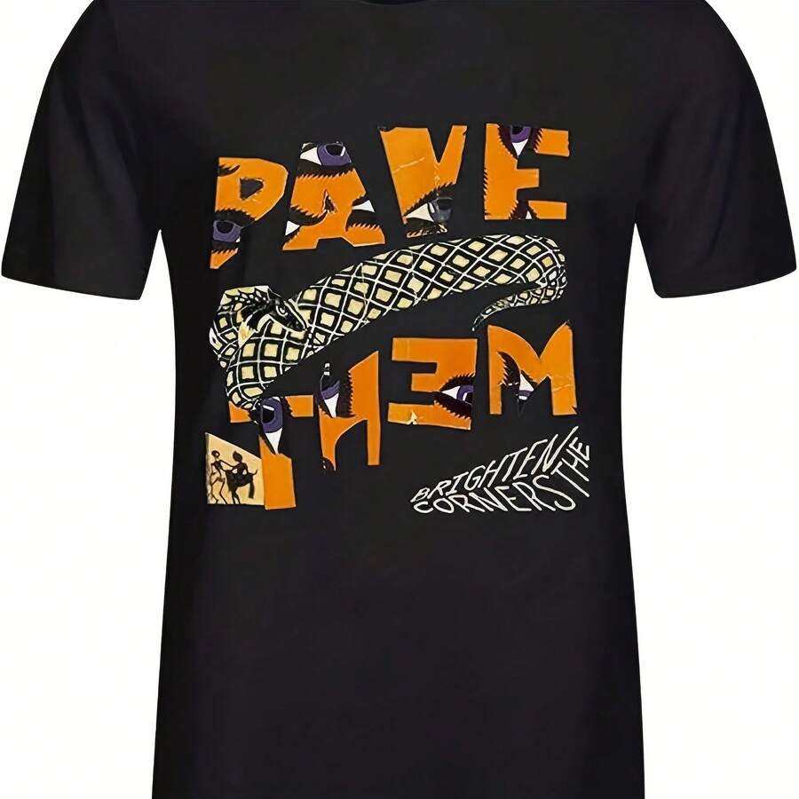 Pavet Brighten The Corners S T Shirts Design O Neck Black - 款式 - 查看 1