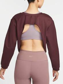 Nike Authentic Dri-FIT Women's Loose Fit Reversible Fashion Long Sleeve IH8609-652 - IH8609-652 - View 2