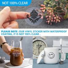 ESHANG A4 10 Sheets Printable Vinyl Sticker Paper For Inkjet Printer, 65% Clear Transparent Waterproof Decal Paper Self-Adhesive Sheets 8.3"X11.7"- Dries Quickly And Holds Ink Beautifully - A4 - View 6