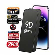 CASECOPS 2Pcs Privacy Tempered Glass Screen Protector, Front HD Display, Side Privacy Protection, Compatible With 18 Pro Max/18 Pro/17/15/16/14/13/12/11 Models, Anti-Peeping Tempered Glass, Birthday Gift, Sleek Phone Accessory - Clear - View 39