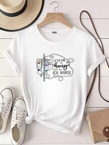 Women T-Shirts - 白色 - 查看 1