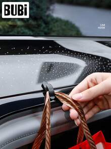 8/4 móc treo ô tô dán bảng điều khiển, khay lưu trữ mini dễ thương cho chìa khóa, ví, kính thời trang, túi xách, phụ kiện nội thất ô tô đa năng cho nam và nữ - treo lên - Xem 7