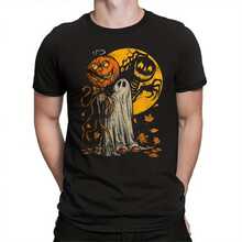 Halloween Pumpkin Ghost Autumn Graphic Art Uni T-Shirt - 款式 - 查看 1