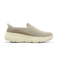 Skechers Men's MAX CUSHION Series SLIP-INS Hands-Free High-Rebound Thick-Sole Cushioned Breathable Casual Walking Shoes - Khaki - View 2