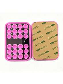 1pc Phone Suction Cup Mirror Holder, Square Adhesive Phone Suction Cup Mirror - Multicolor - View 8