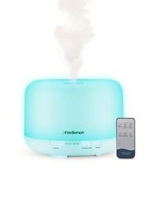 Redlemon Humidificador y Difusor de Aceites Esenciales Luz LED 12 Colores (500ml) - Sin niebla - Ver 12
