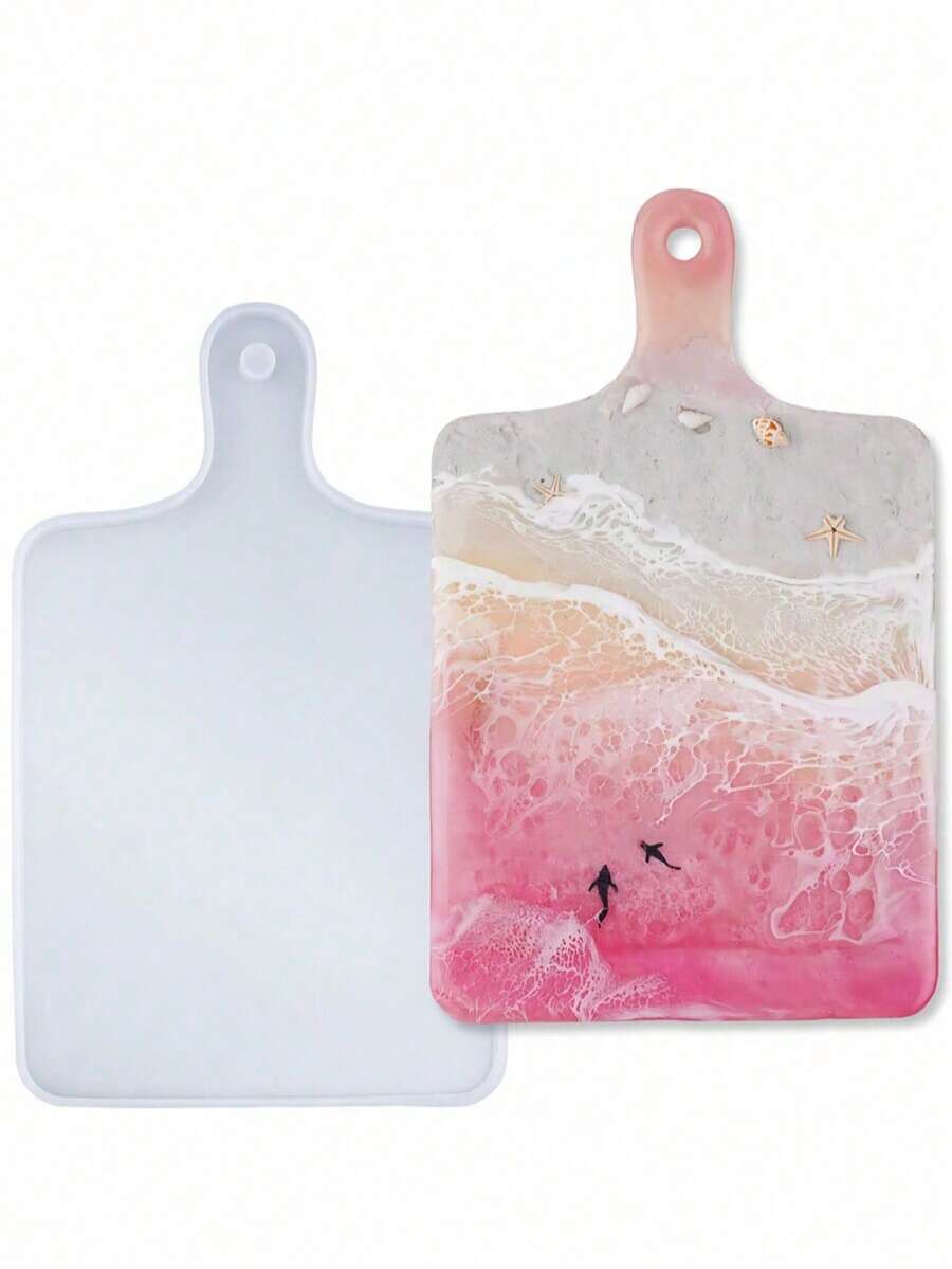 1pc-Resin Tray Mold,Epoxy Resin Mold For Rectangular Cutting Board,Large Silicone Resin Mold For Resin Serving Tray,Resin Casting,Resin Art - Tray Silicone Mold - View 1