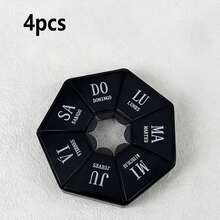2 piezas Caja de almacenamiento mini de 7 rejillas - Estuche de pastillas semanal portátil, regalo ideal para personas mayores y viajeros - Rosa Fucsia - Ver 39