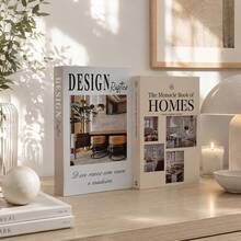 2 Sets Paper Aesthetic Decorative Books, Coffee Table Decorative Books - Faux Decorative Books For Decoration - Home Desktop Decor - Bedside Table Decor - Home Bookshelf Decor - one-size - View 4