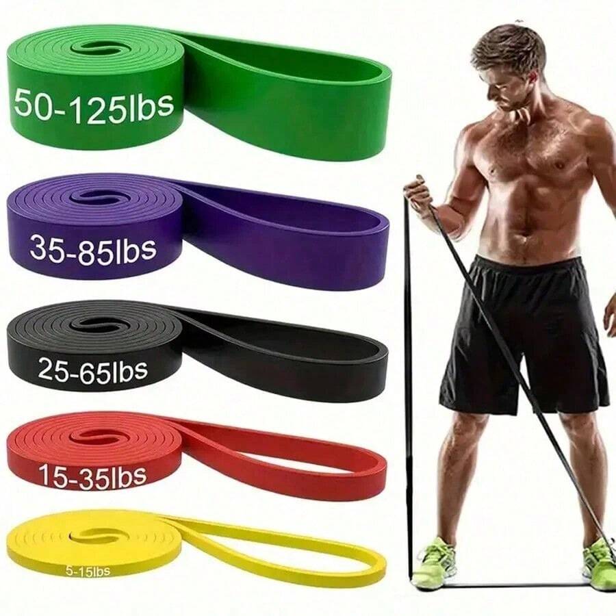 Heavy Duty Resistance Bands And Pull-Up Assist Bands - Suitable For Strength Training, Fitness Workout, Stretching, Home Exercise; Great Gift For Men On Halloween And Christmas.