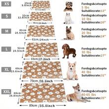 Thickened Warm Pet Sleeping Mat For Dogs And Cats, Winter Fleece Blanket, All-Season Dog Bed Pad, Random Color - Random Color - View 2