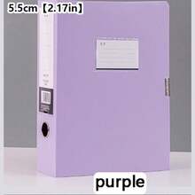 Colorful Large Capacity File Storage Box, Thickened A4 Plastic File Box, Document Storage Box, Suitable For Office, Accountant, Contract And Other Personnel, Accountant And Financial Folders, Vertical Large Capacity Office Supplies Storage Box, Can Classify And Fold A4 Documents, Back To School Season, Learning Supplies - Morandi File Box - View 13