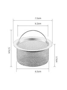 1pc Kitchen Sink Drain Filter And Plug, Round Kitchen Drain Stopper, Stainless Steel Garbage Disposal Plug With Handle, Common Anti-Clogging Kitchen Sink Filter, Strainer Basket Filter - Multicolor - View 12