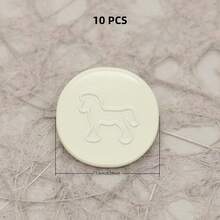10 PCS 12/15/18/22mm 3D Edge Metal Buttons, High-Stem Buttons For Shirts, Suits, Asymmetrical Sewing, Knit Cardigans - 3D Border Pony - View 14