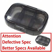 2/1pc Ultra-Small 3-Compartment Dust-Proof Pill Storage Box, Daily Pill Box - (3 Compartments Per Day) 3 Compartments, Dust-Proof, Medication Manager, Easy Daily Dosing - Portable Lightweight Design, Portable Lightweight Design Suitable For Travel Or Home Use, Box, Travel Essential - Multicolor - View 8