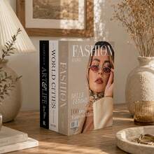 Paper Aesthetic Decorative Books, Coffee Table Books Decor - Faux Decorative Books For Decoration - Home Desktop Decor - Bedside Table Decor - Home Bookshelf Decor - one-size - View 7